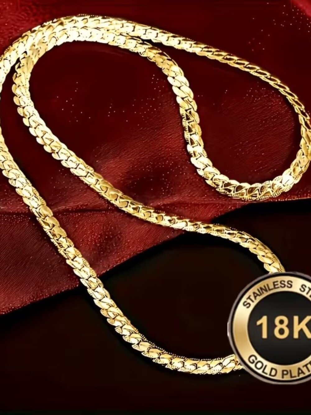 1pc 18K Plated Necklace (Gold Plated)